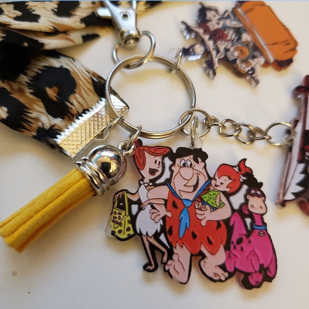 Handmade Lightweight Flintstones Keychain - Picture 2 of 8